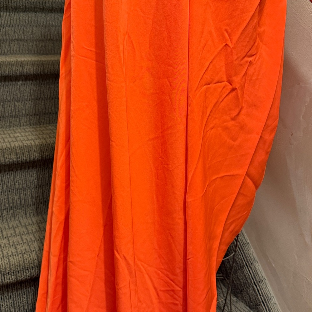 Hanifa One-Shoulder Orange Top - Picture 4 of 8
